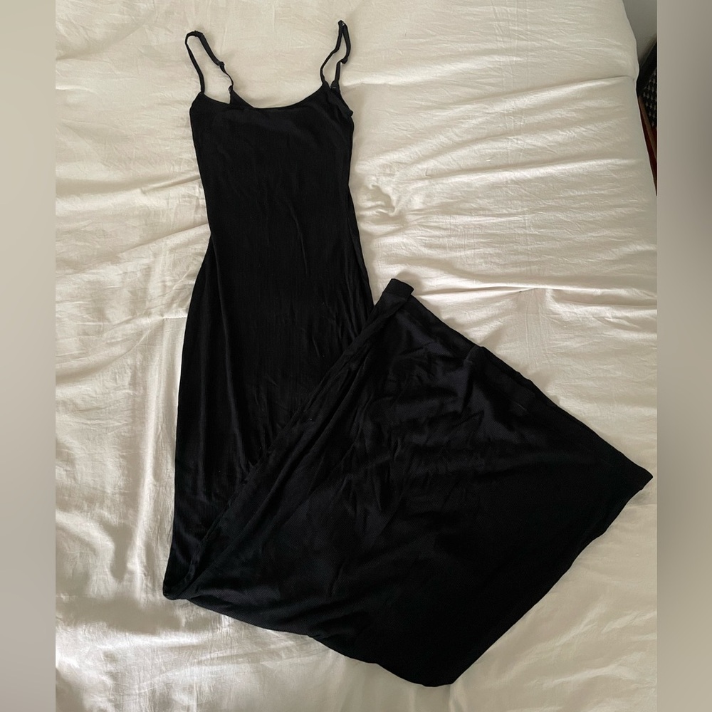 Skims long slip dress